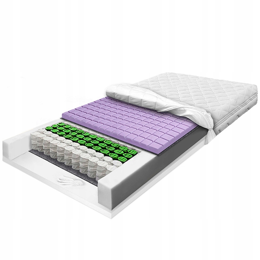 Taštičkový matrac 90x170 visco pocket cube 26 cm zlepšuje krvný obeh H2