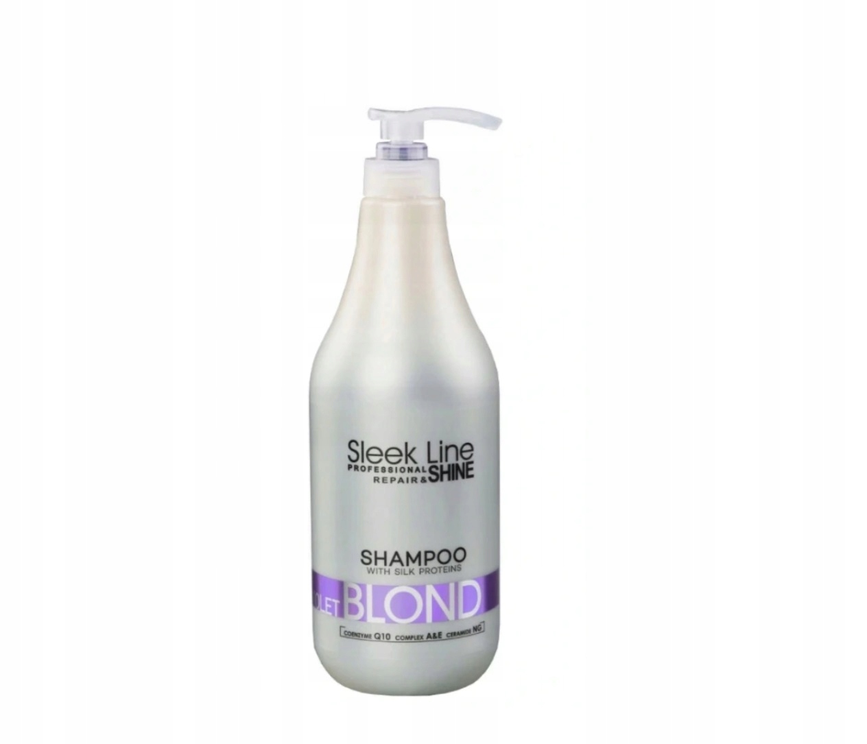 Šampon neutralizující blond vlasy Stapiz Sleek Line Violet 1 l 1 ks