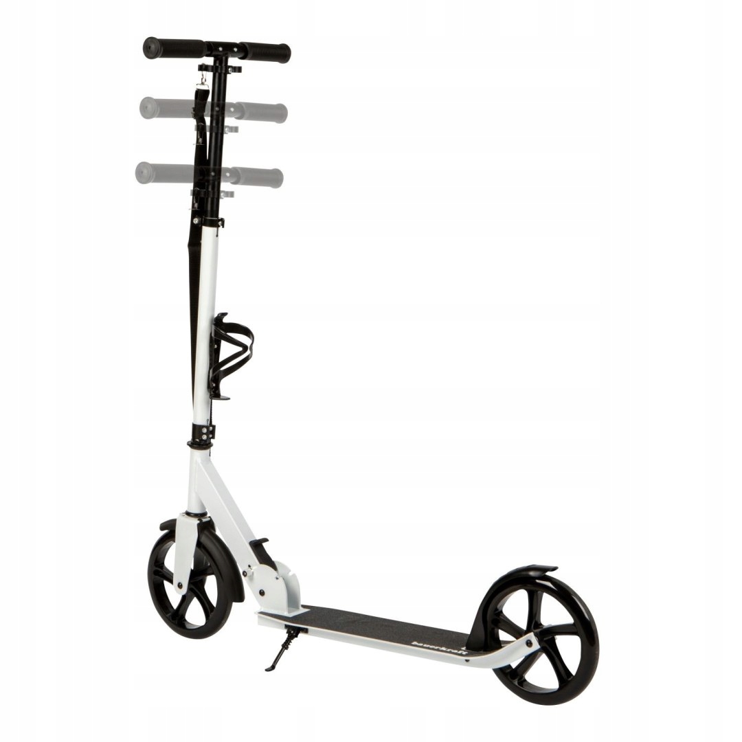 Hulajnoga Składana Bauerkraft 91–101 cm Duża Z Uchwytem Na Bidon Biała