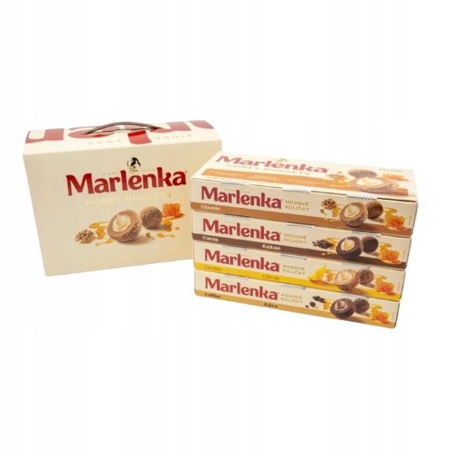 Zestaw Prezentowy Kuleczki Marlenka 4 sztuki dowolny mix słodyczy!!!