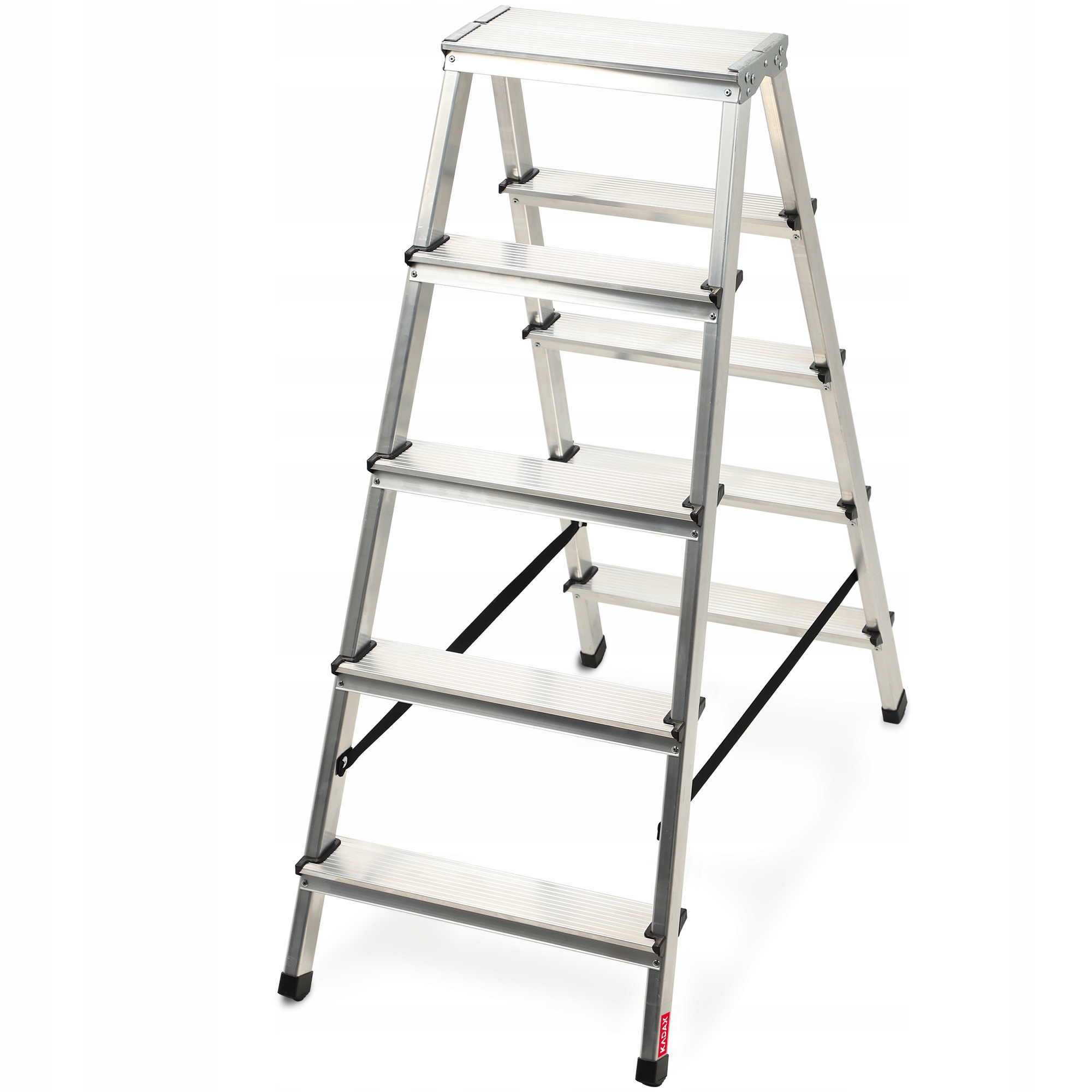 DRABINA ALUMINIOWA DOMOWA 2x5 DWUSTRONNA 125kg Liczba elementów 2