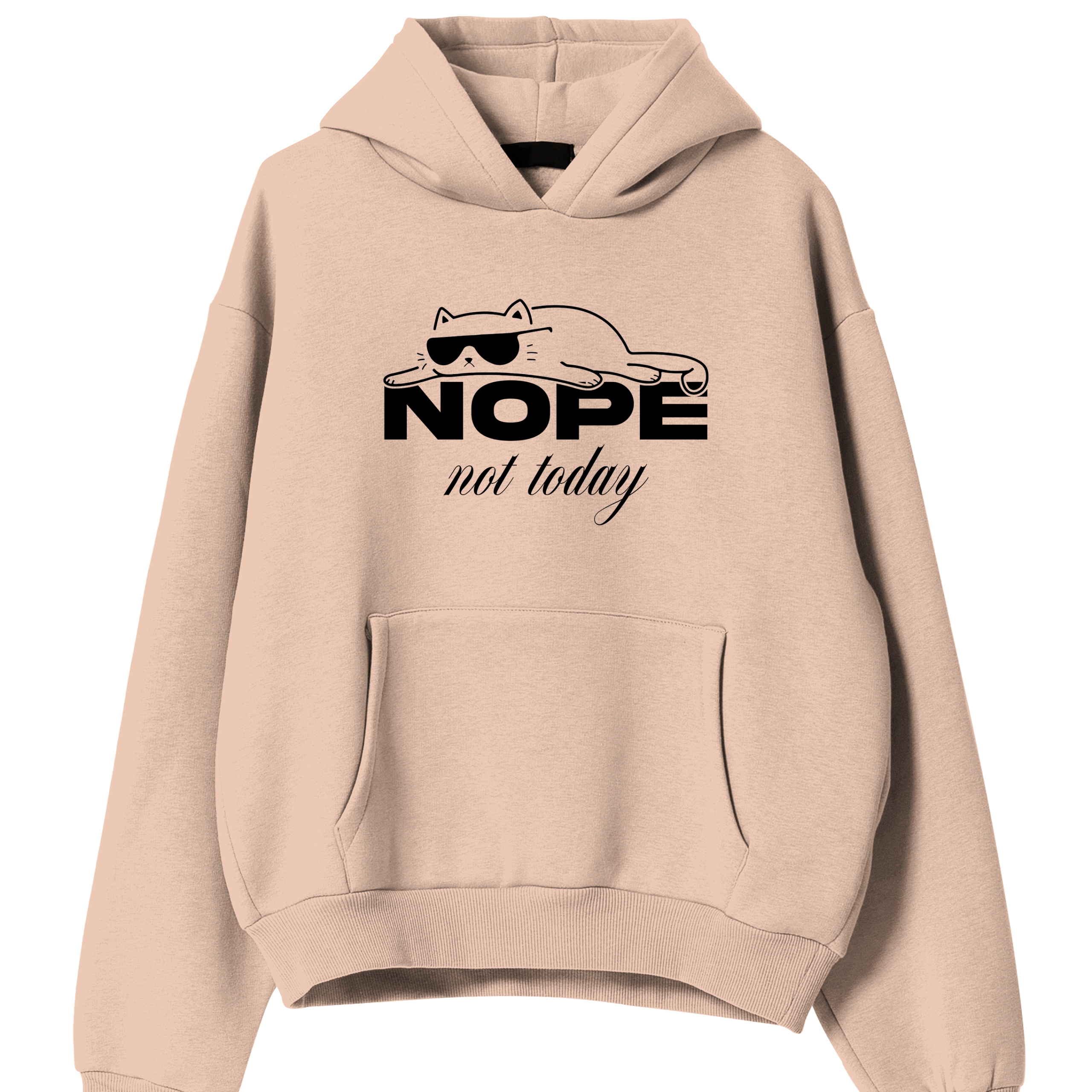 mikina s kapucí jako Dárek na jaro Nope Not Today S