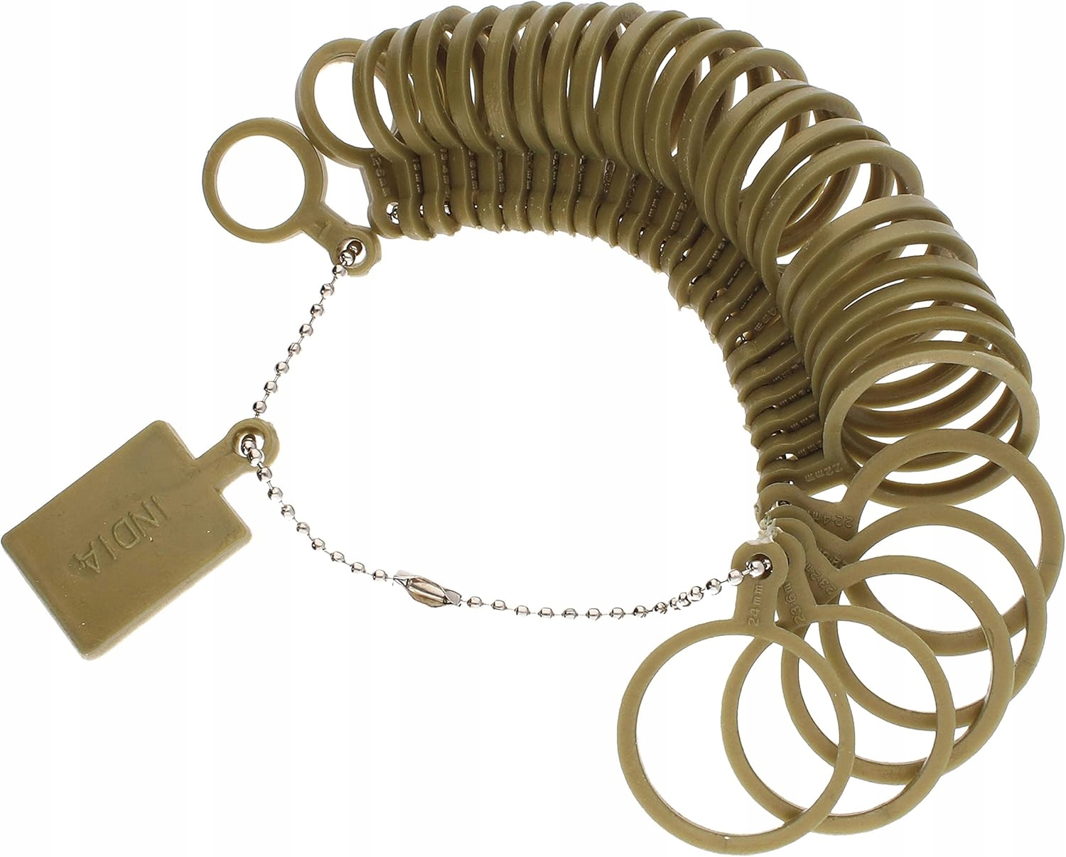 RS16 Beadsmith Odměrné prsteny šperkařská míra