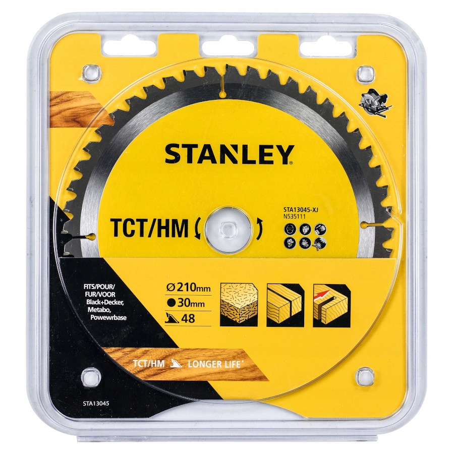 

Stanley STA13045 Tarcza Do Drewna 210x30mm 48z