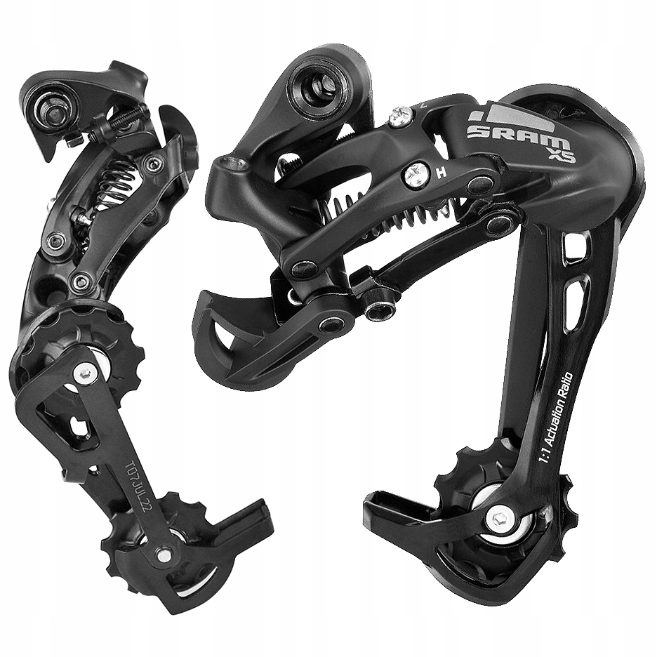 Przerzutka rowerowa tylna Sram X5 9 10 rzędowa