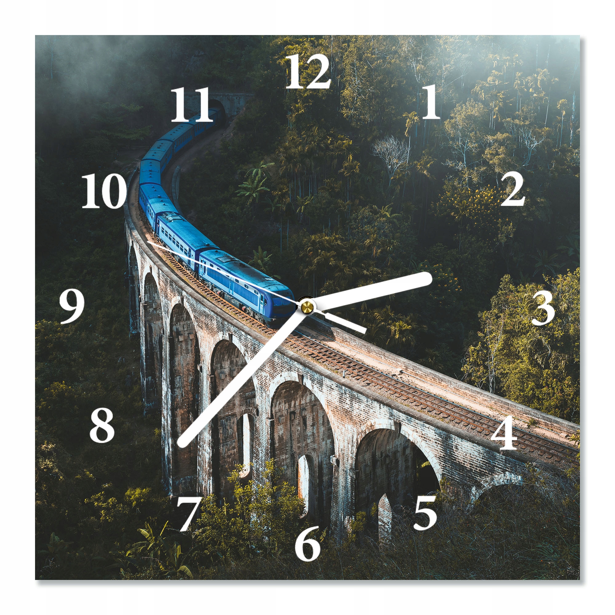 

Zegar z bezpiecznego szkła Most Sri Lanka 30X30