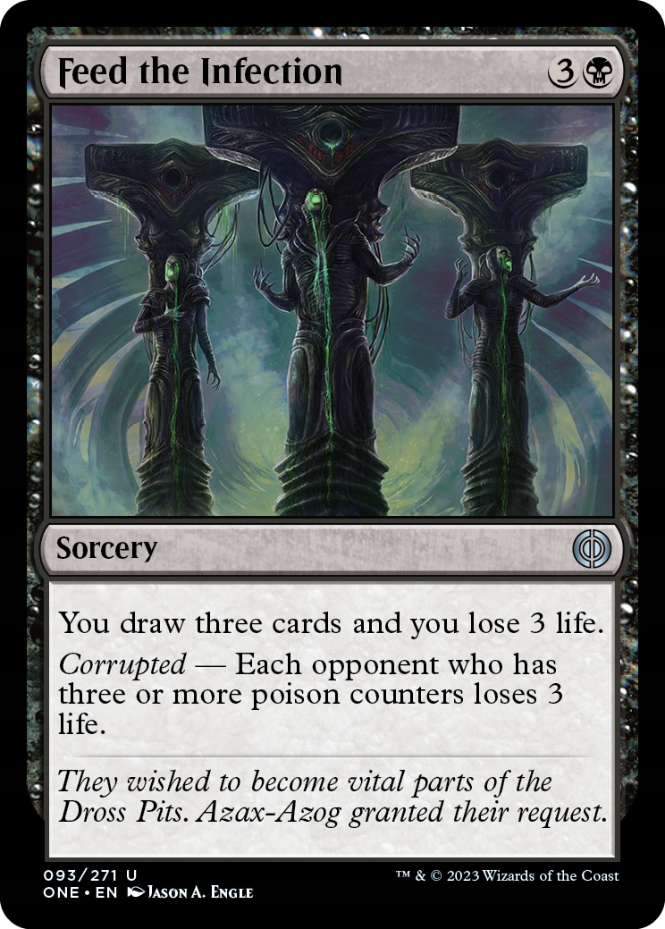 Mtg 4x Feed the Infection (u)