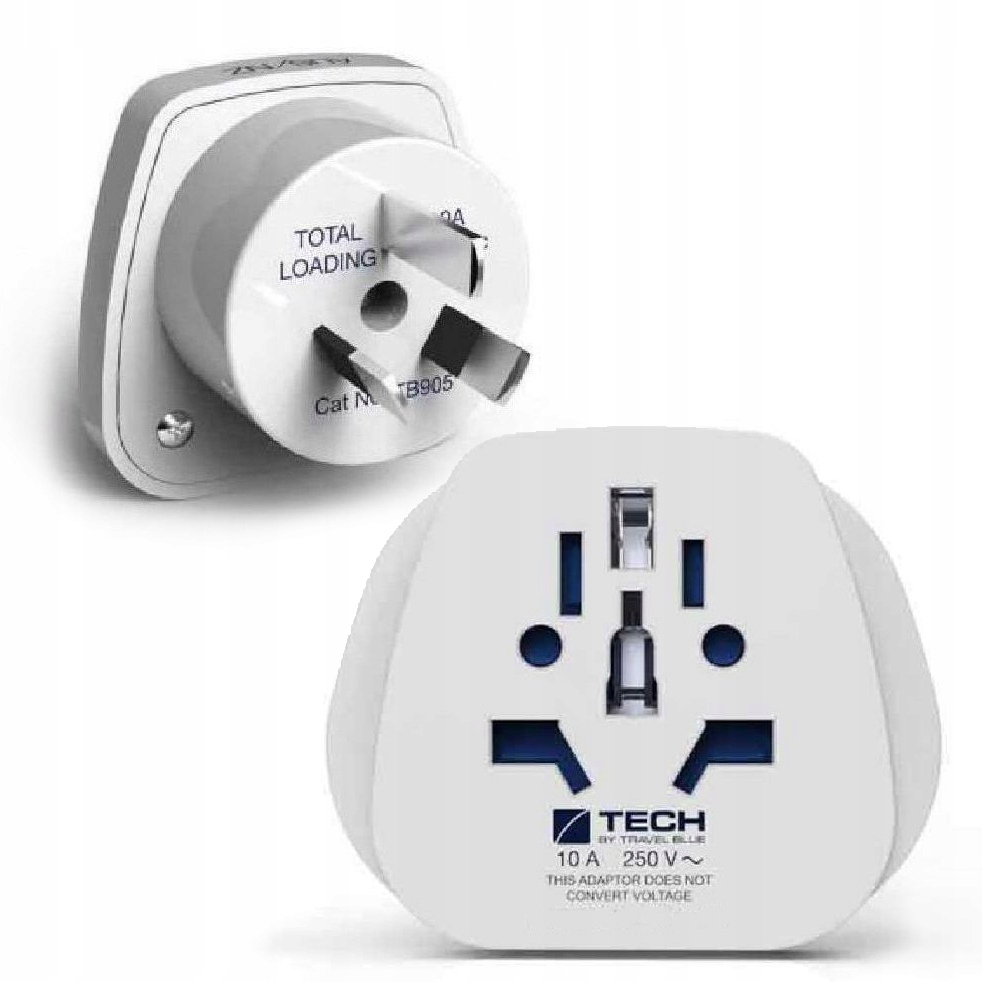 Adapter Travel Blue przejściówka do gniazdka wtyczka Świat-Chiny, Australia