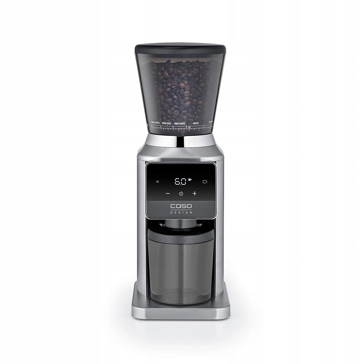 Caso BaristaChef Inox Pro Mlynček na kávu žhaviaci 34 stupňov, 180 W