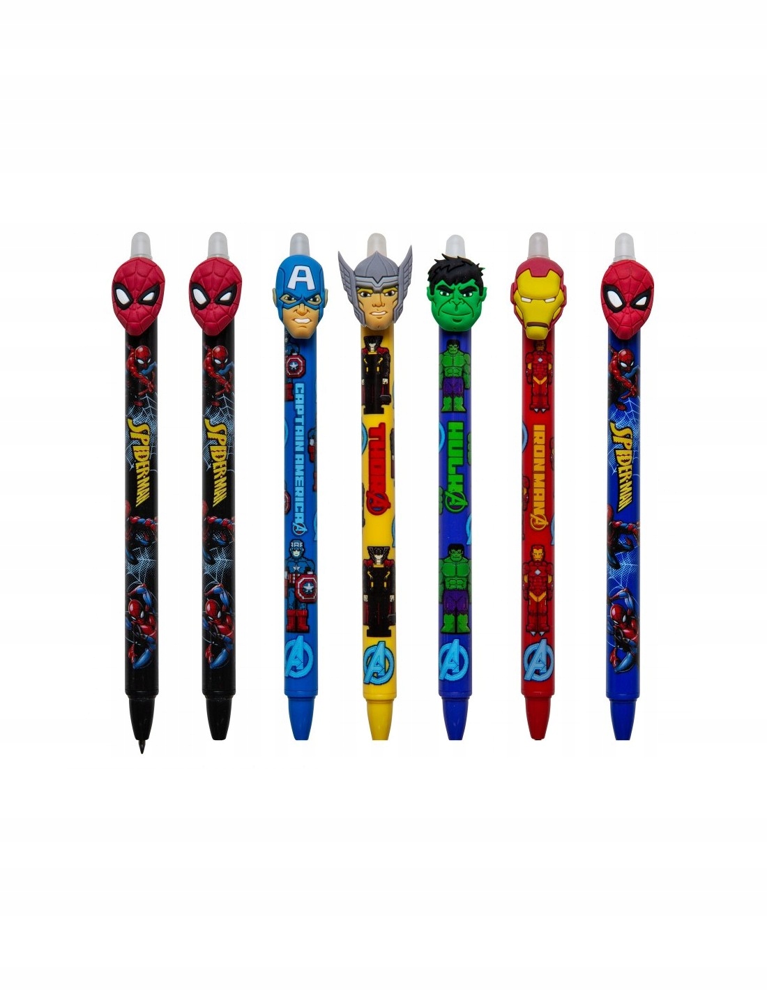ZESTAW DŁUGOPIS WYMAZYWALNY AVENGERS 3SZT+3 wkłady EAN (GTIN) 5907690857905