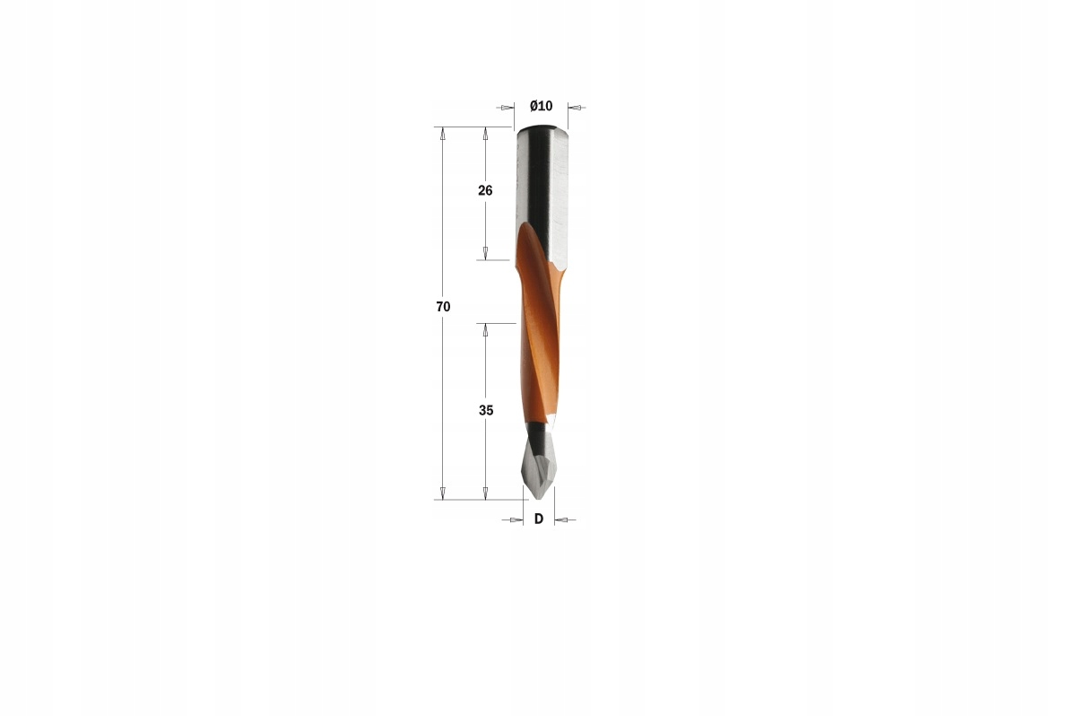 Cmt 314.100.42 Vrták P Hw D=10 I=35 L=70 S=10x26 Lh Xtreme