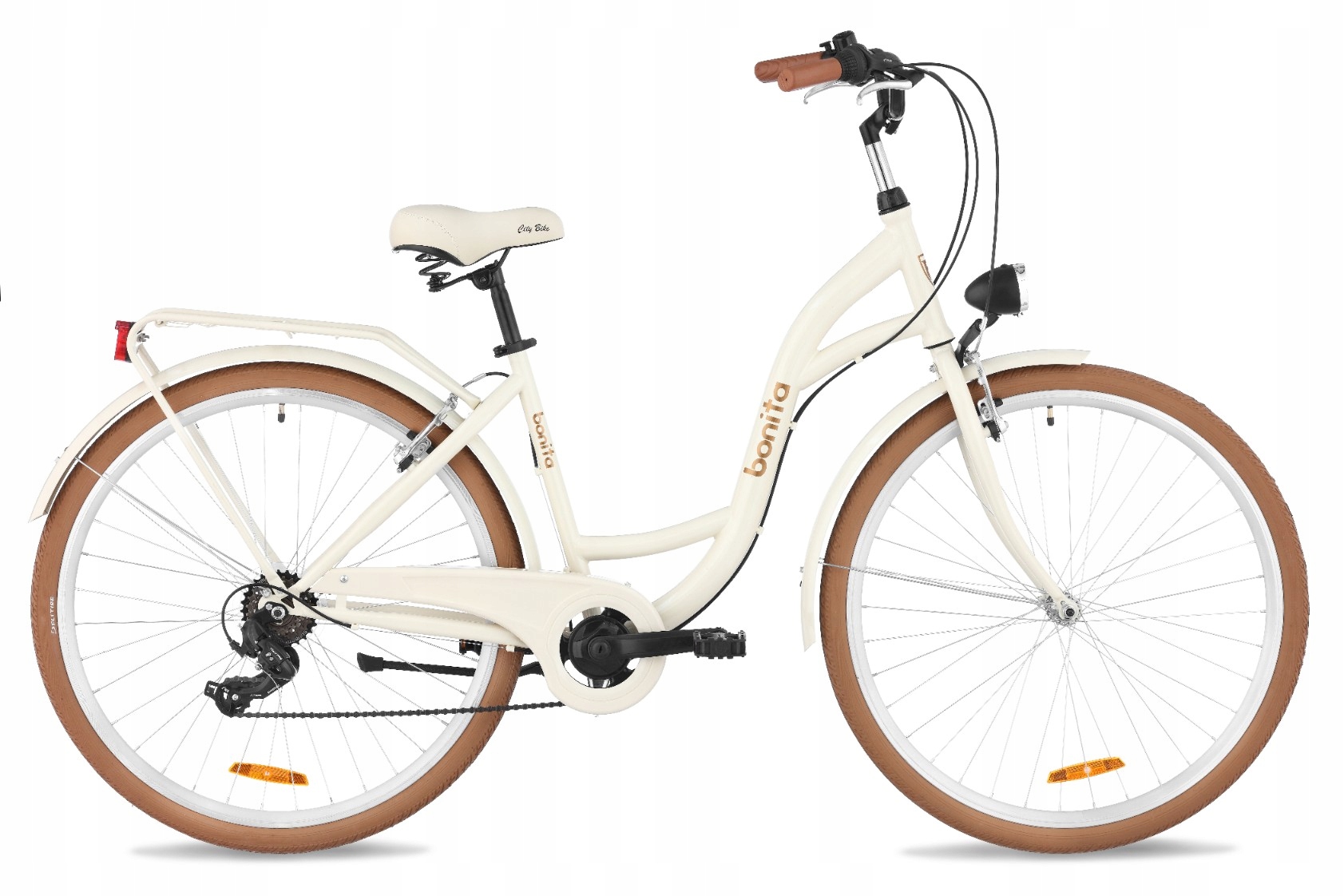 DAMSKI ROWER MIEJSKI 28 LEKKA DAMKA 7 SHIMANO KOSZ Rozmiar koła (