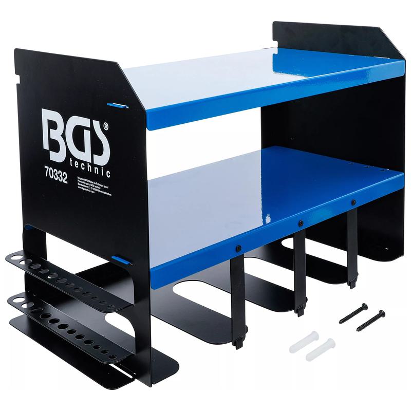 Nástěnný regál na nářadí pro akumulátorové nářadí, Bgs 70332