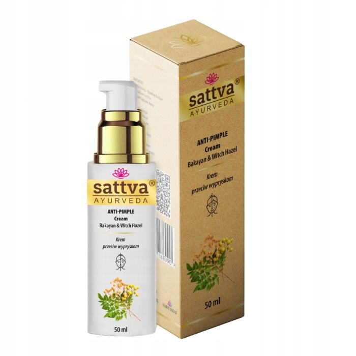 Pro-age Ájurvédský krém proti akné a pupínkům, 50 ml, Sattva