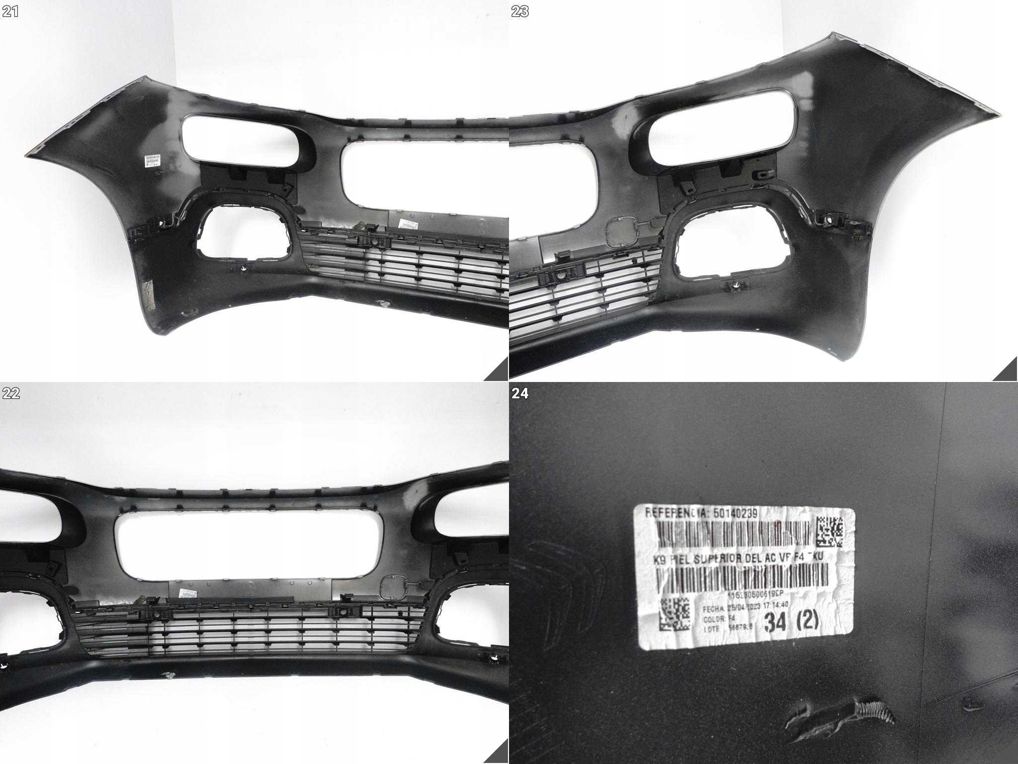 CITROEN BERLINGO MULTISPACE III 3 18-23 bumper BUMPER grid front (6xPDC)