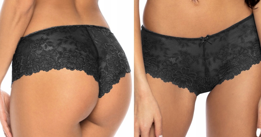 

Mat 053 Figi brazyliany Koronkowe czarne XL 42