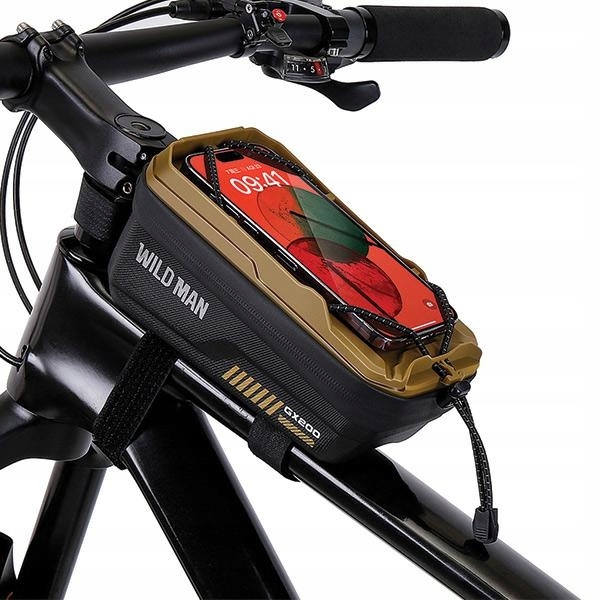 Uchwyt rowerowy Wildman GX200 na telefon piaskowy na widelec do roweru
