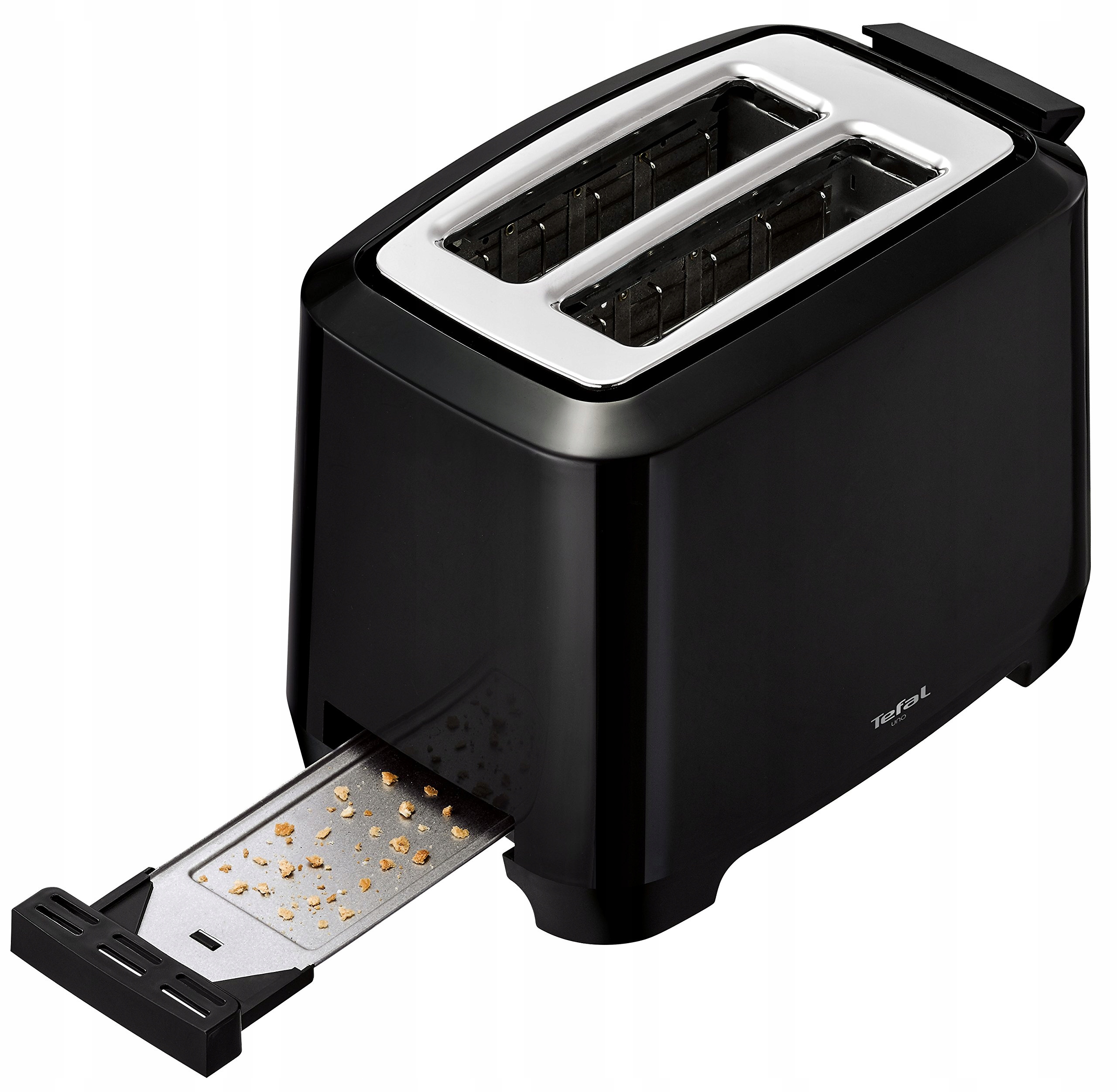 TEFAL Uno TT1408 Toster 7 Stopni Opiekania 800W Czarny — miniatura 6