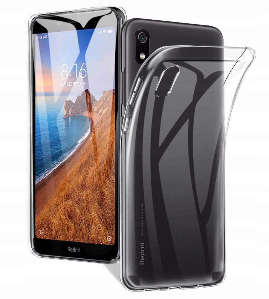 

Etui Slim Case Clear + Szkło do Xiaomi Redmi 7A