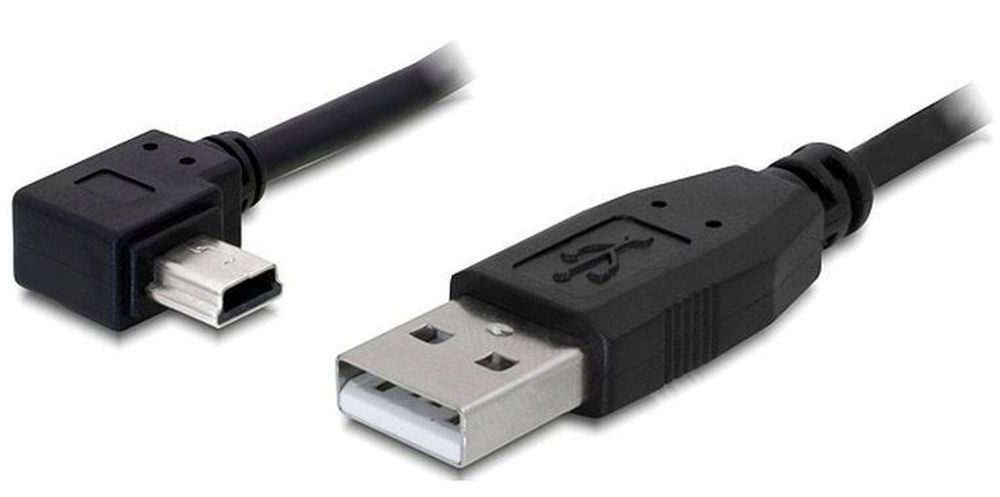 

Przewód Kabel Usb A - mini Usb 3m kątowy boczny
