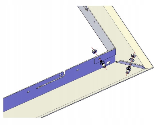 Revízne dvierka kovová krytka inst 60X60 Stav balenia originálne
