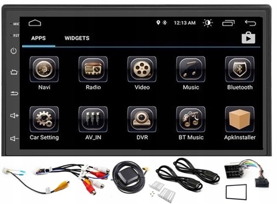 АВТОМОБІЛЬНИЙ РАДІОПРИЙМАЧ 2 DIN ANDROID USB GPS BLUETOOTH