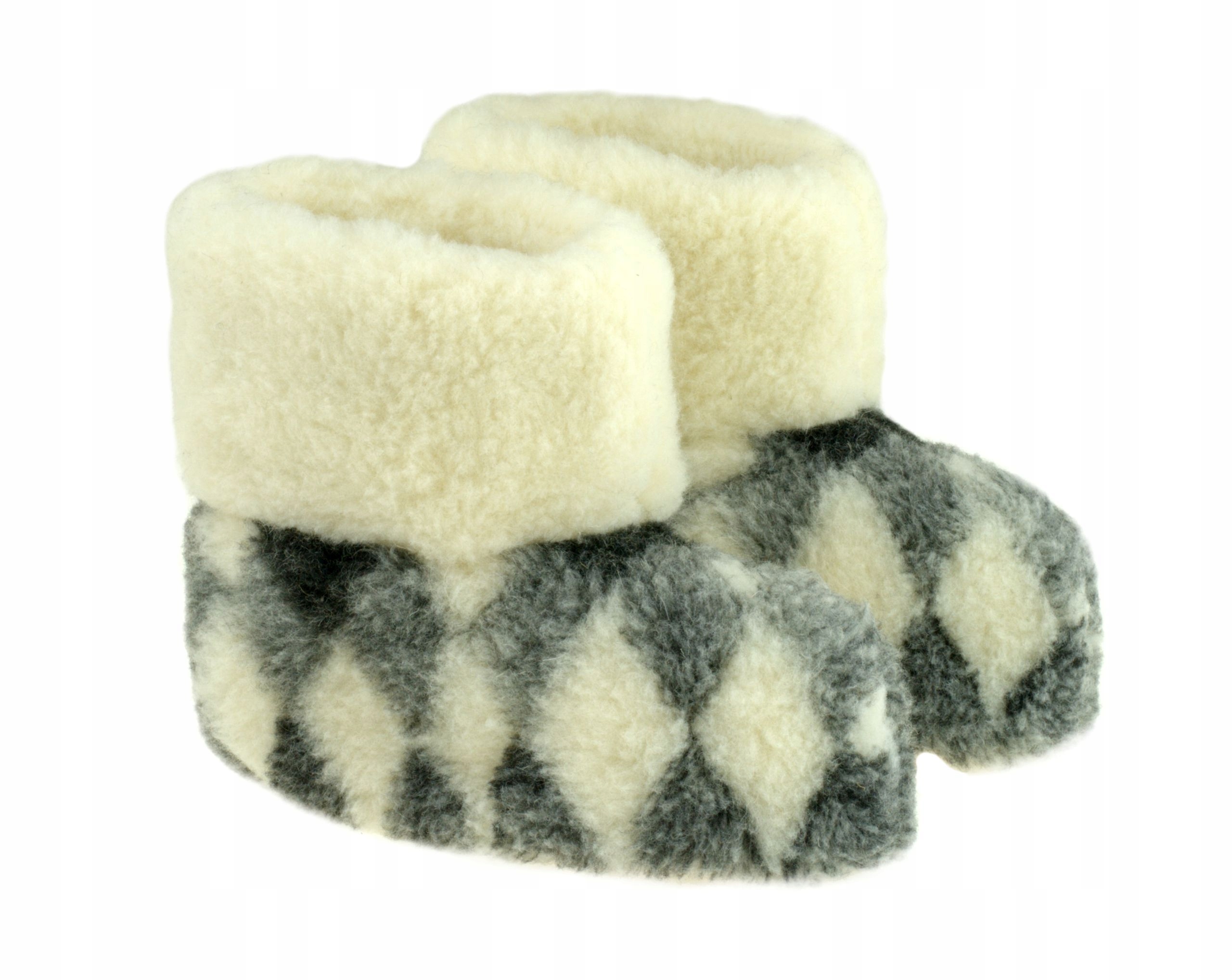 

Ciepłe bambosze, wysokie skarpety, Krata 43