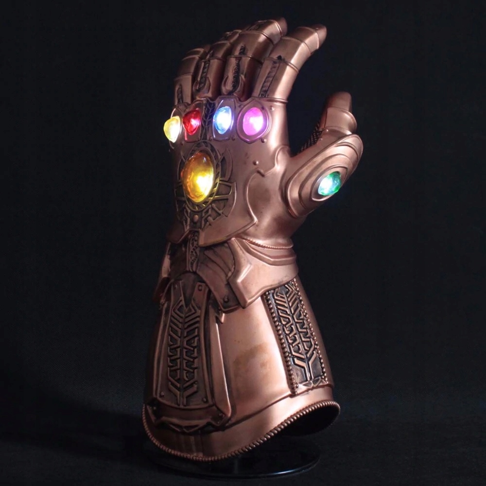 ŽIARENÉ RUKAVICE INFINITY THANOS SMALL LED Dominantná farba hnedá