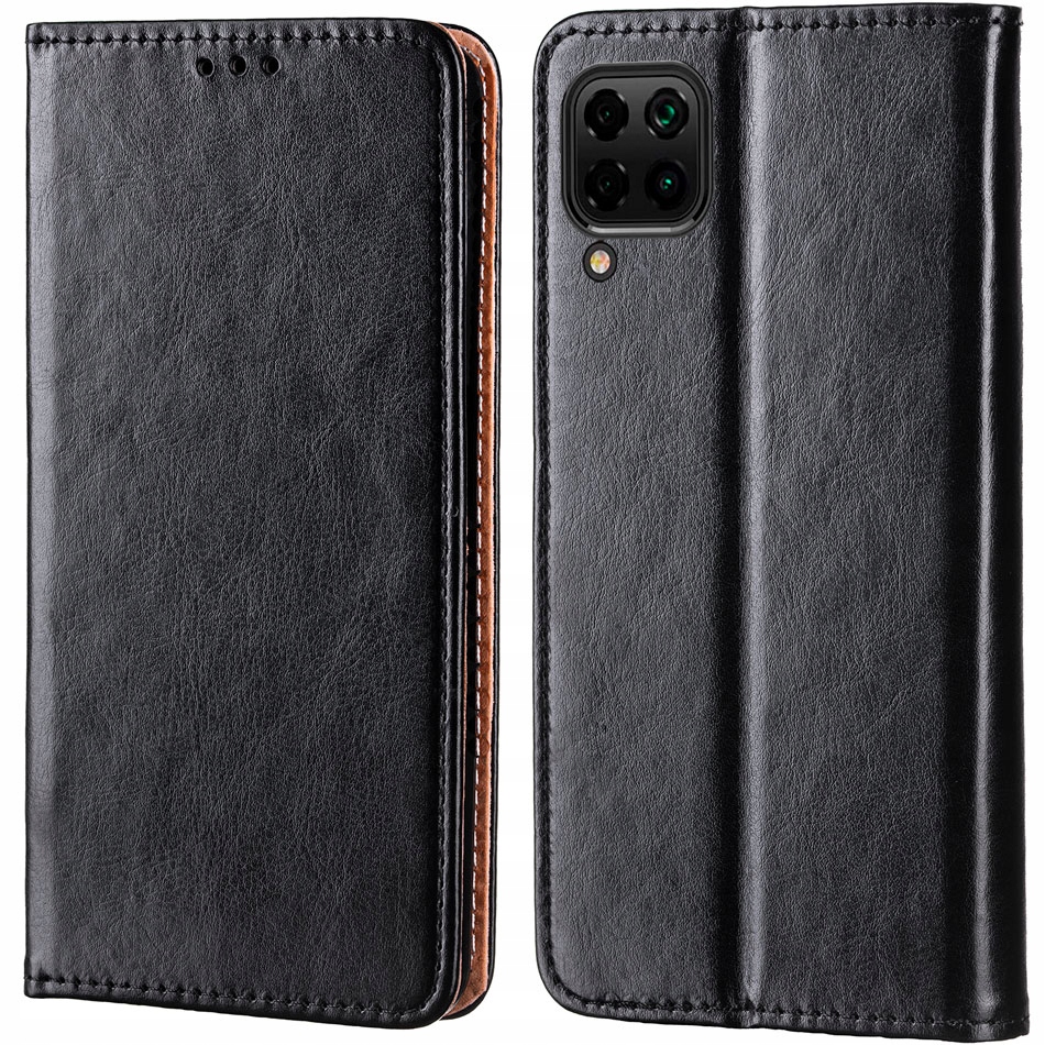 

Etui Skórzane Magnet do Huawei P40 Lite Szkło