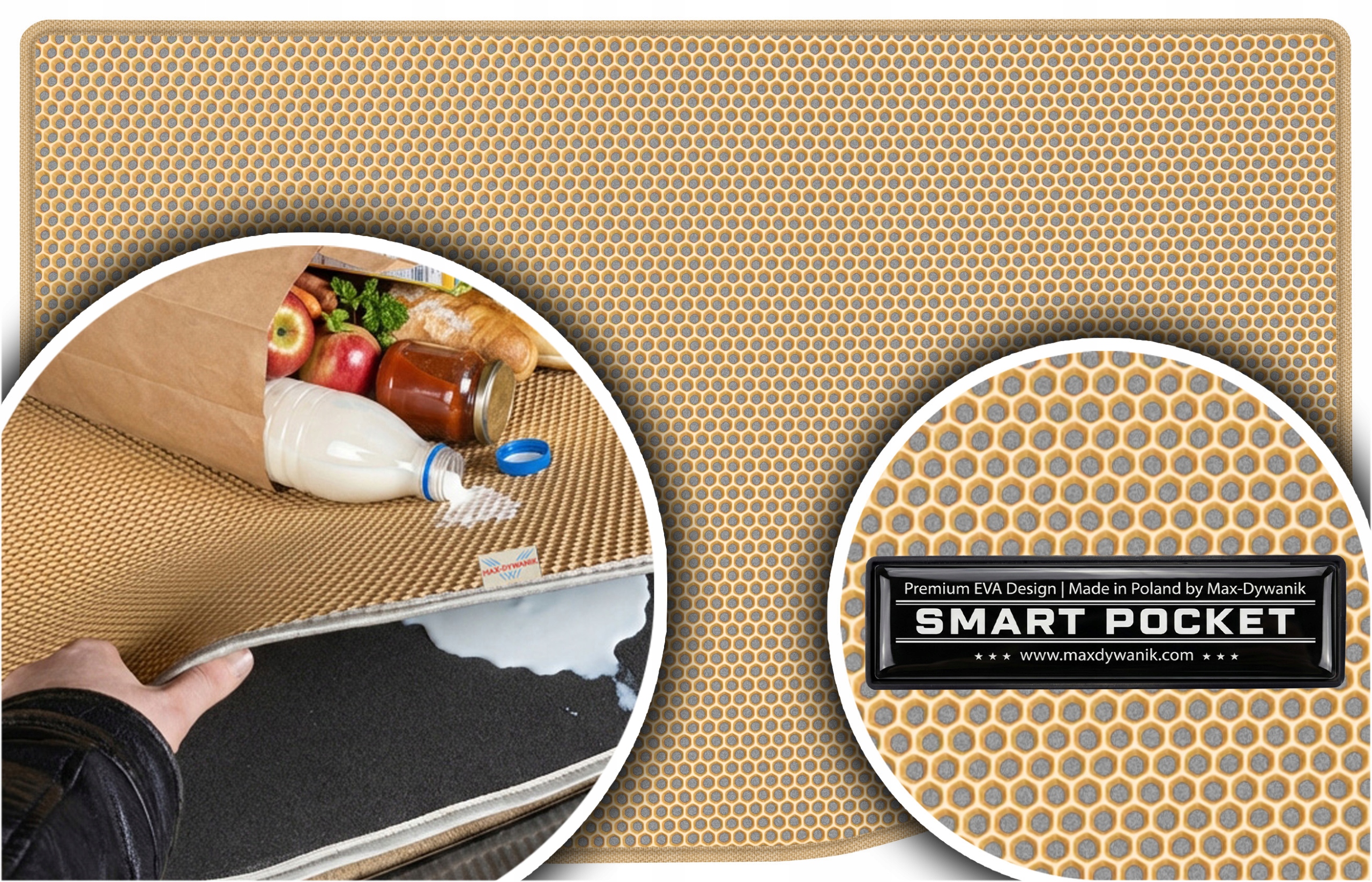 SsangYong Tivoli Suv 2015-2018 Vložka do batožinového priestoru Eva Smart Pocket Béžová