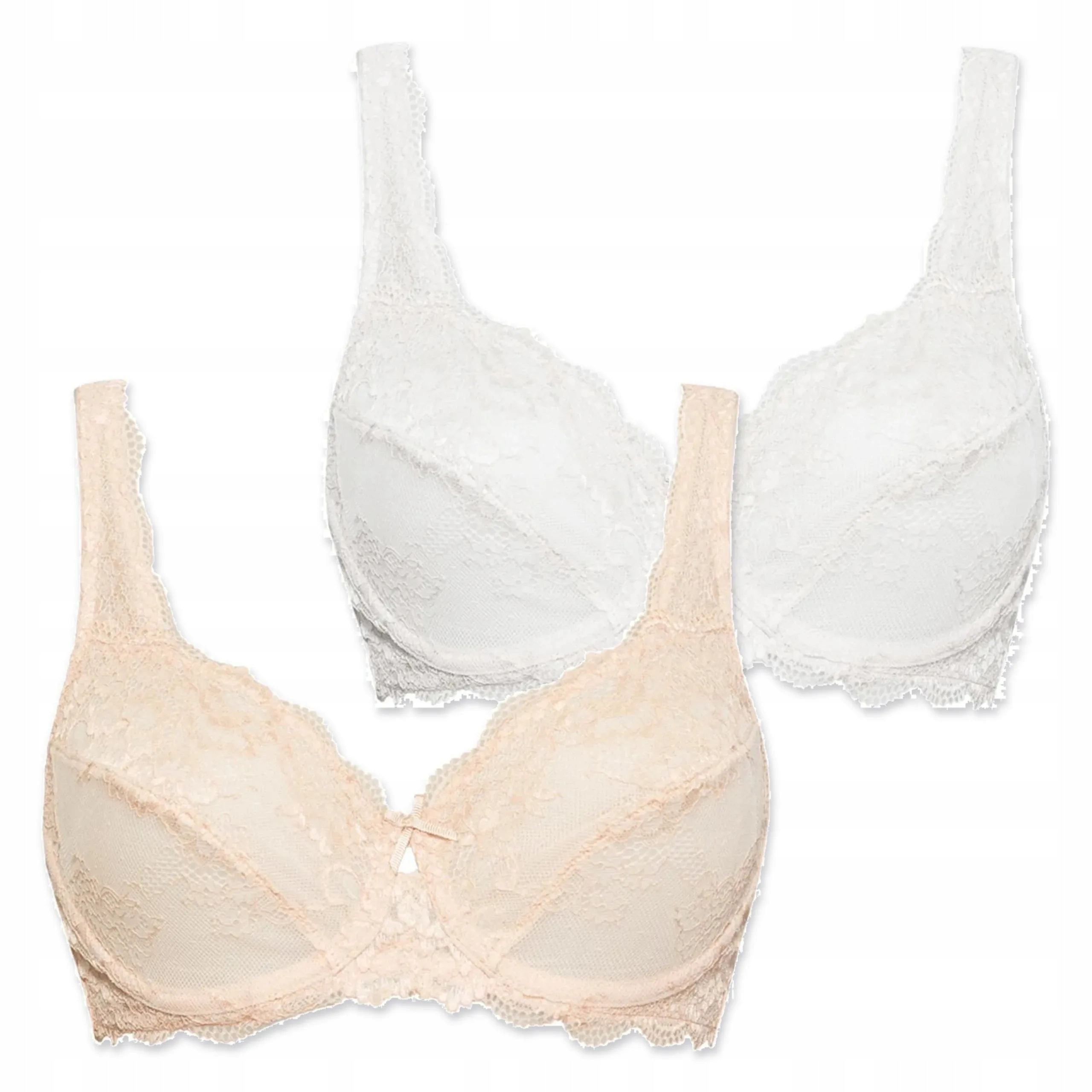 2x Podprsenka Sielei Wonder Lace 2442 bílá cipria 80D