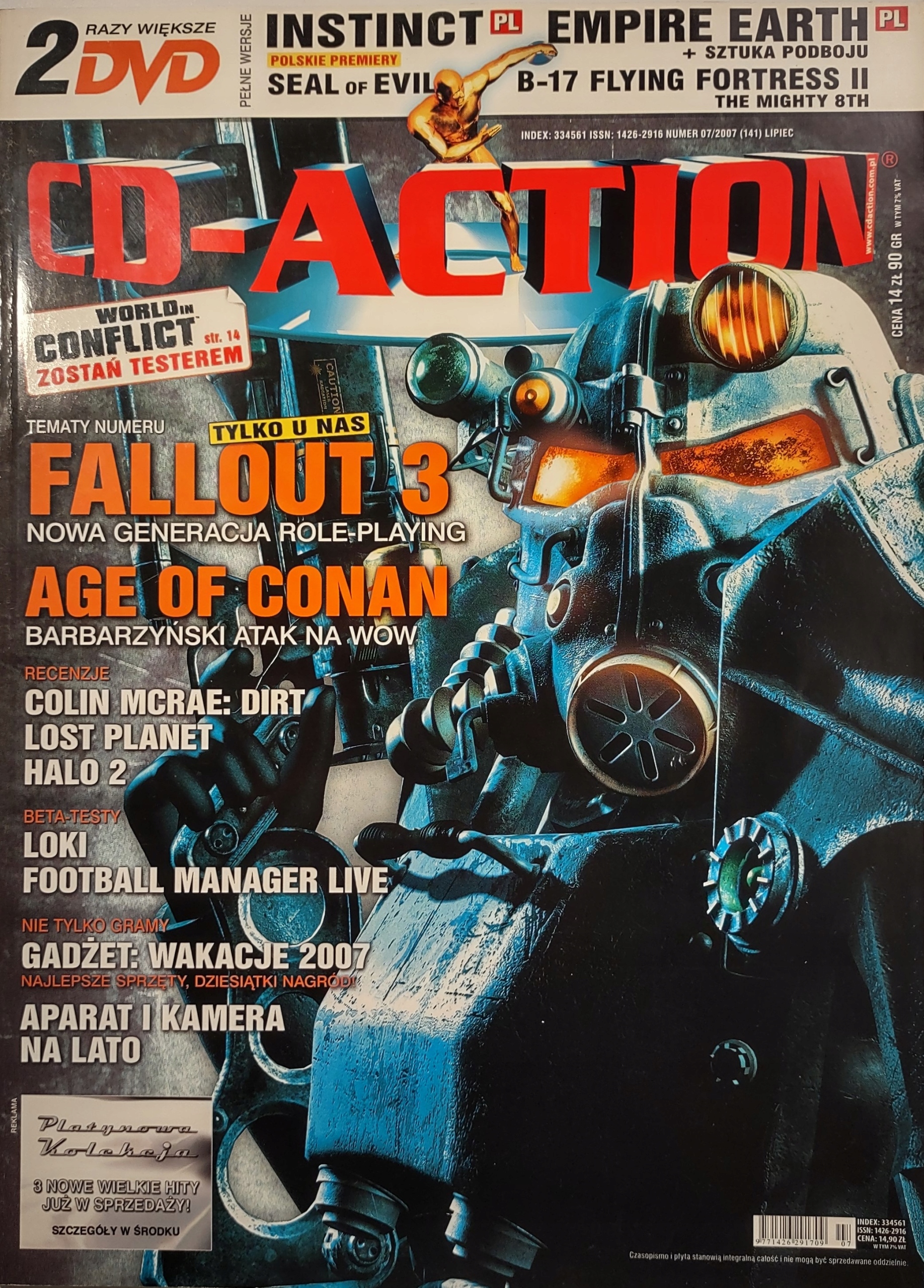 CD-Action 7/2007 brak płyt