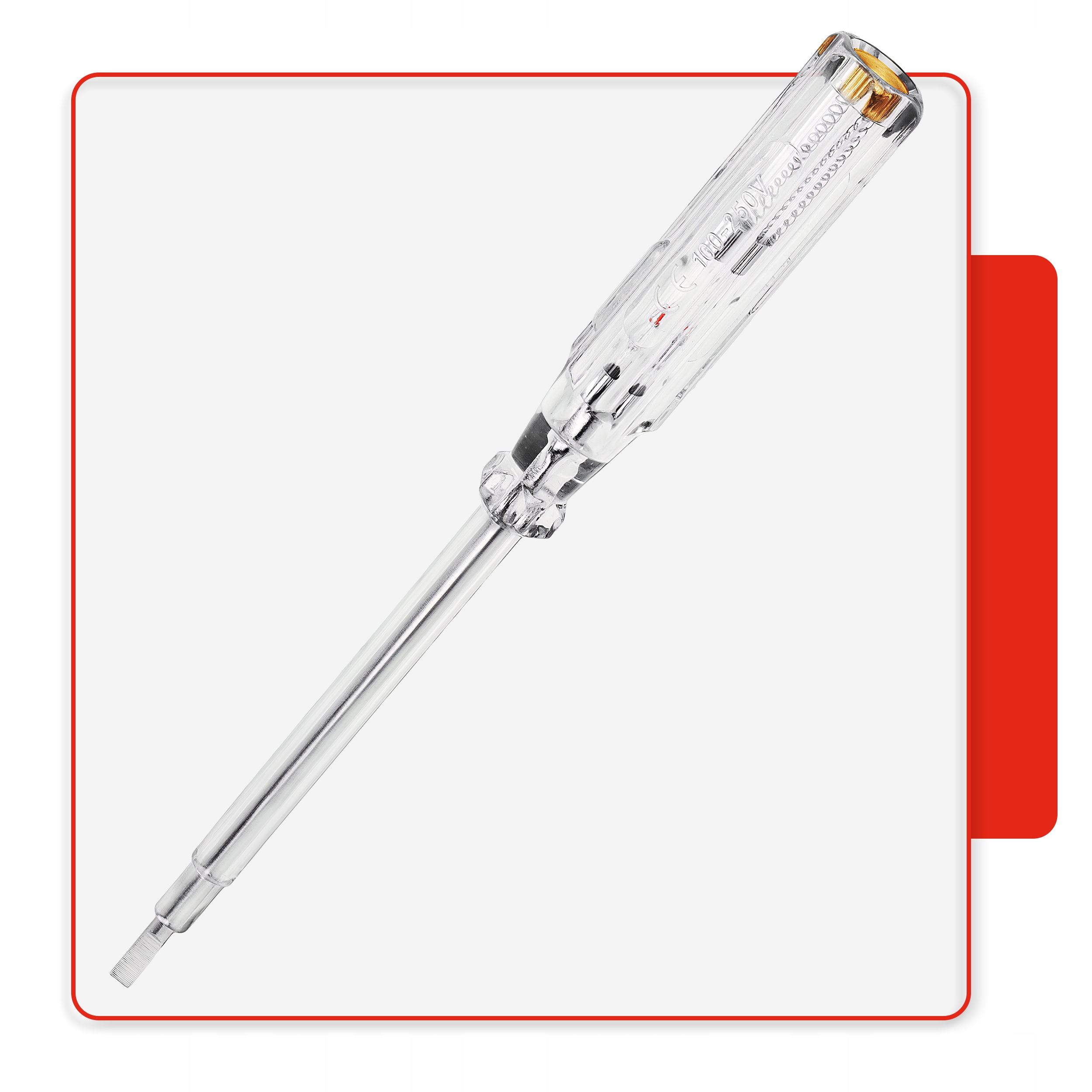 Próbnik Do Napięcia 190mm Miernik Wskaźnik Prądu 150-250V Tester Napięcia EAN (GTIN) 5904054100547