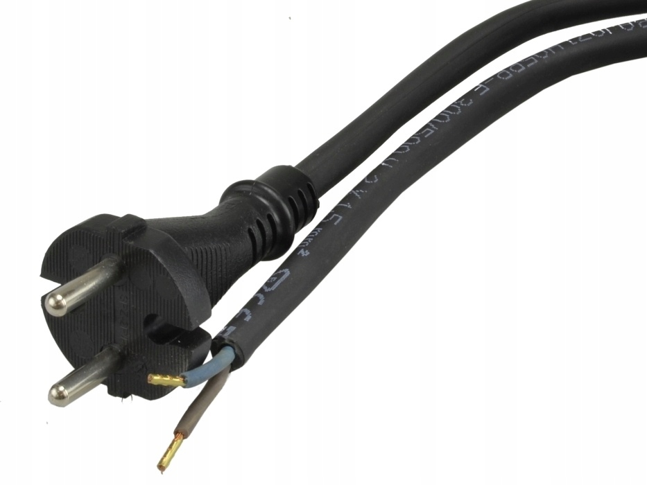 PRZEWÓD PRZYŁĄCZENIOWY GUMOWY 2x0,75 KABEL 3m Marka inna