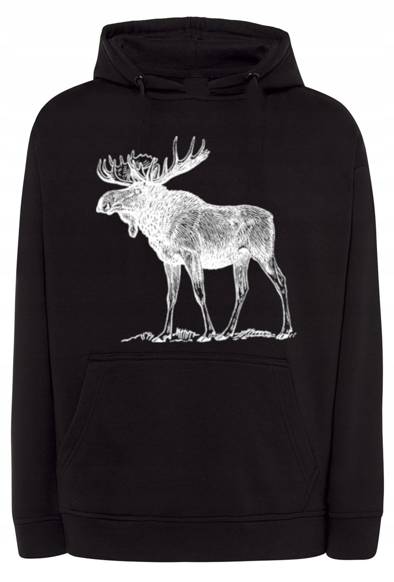 Pánská mikina s pěkným potiskem, velký Los, velikost vel.