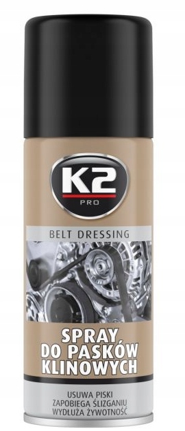 K2 PRO SPRAY DO PASKÓW KLINOWYCH USUWA PISKI 400ML