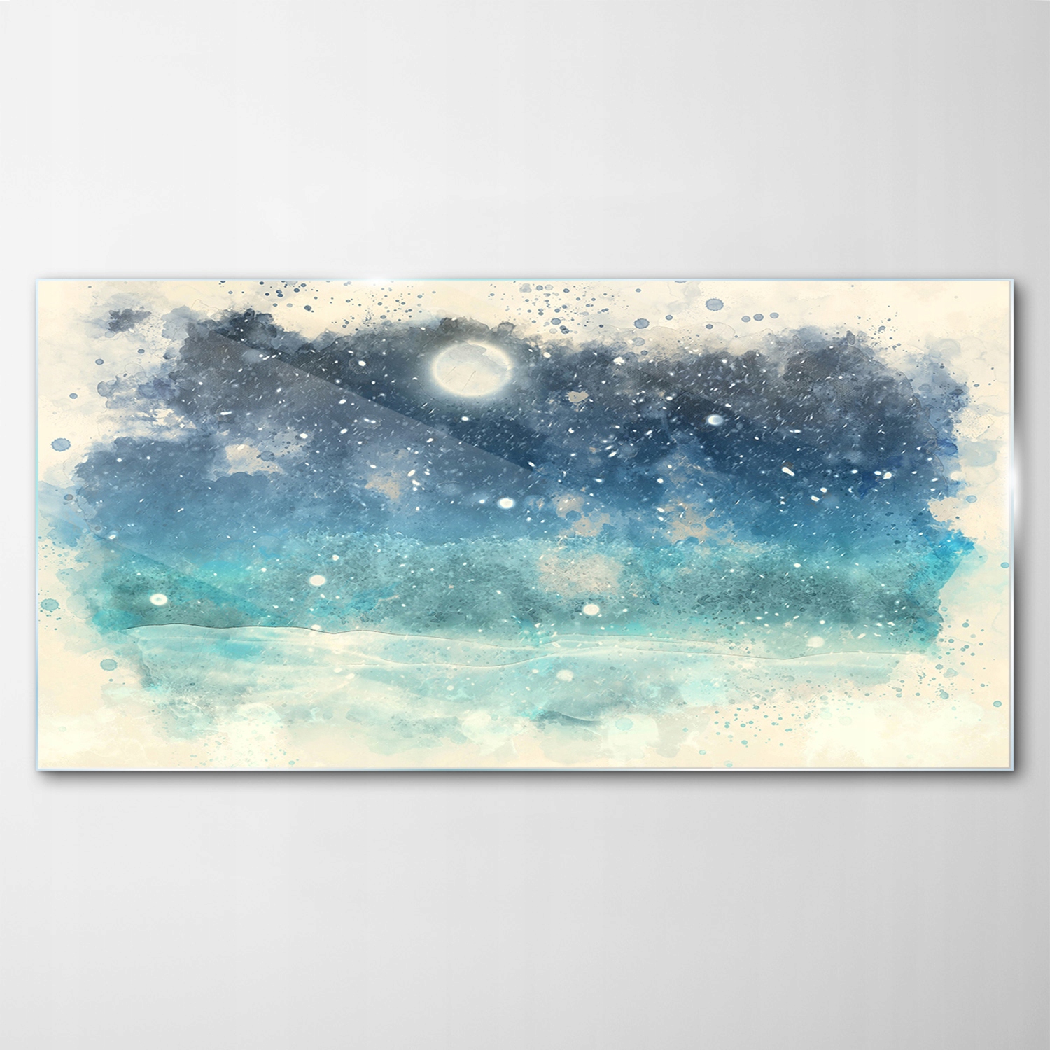 

Obraz Szklany Dekor Abstrakcja Zima Śnieg 120x60