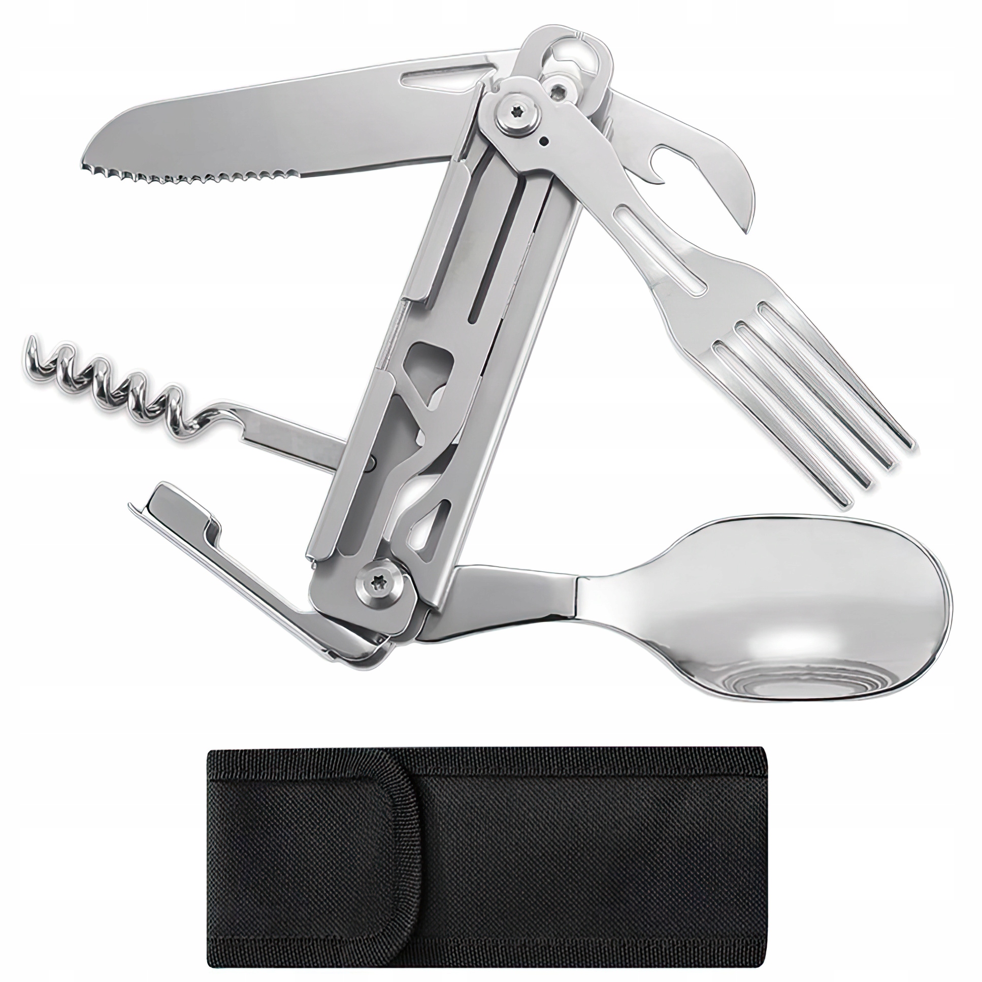 

Multitool 04 Łyżka Widelec Sztućce na Survival