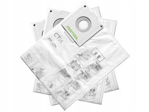 FESTOOL WORKI FILTRUJĄCE ZABEZPIECZĄJĄCE FIS-CTH 26/3 3szt 497541 do CTH 26