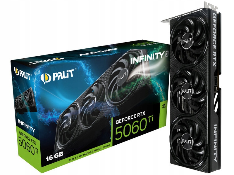 Karta graficzna Palit GeForce Rtx 5060 Ti Infinity 3 16GB Dlss 4