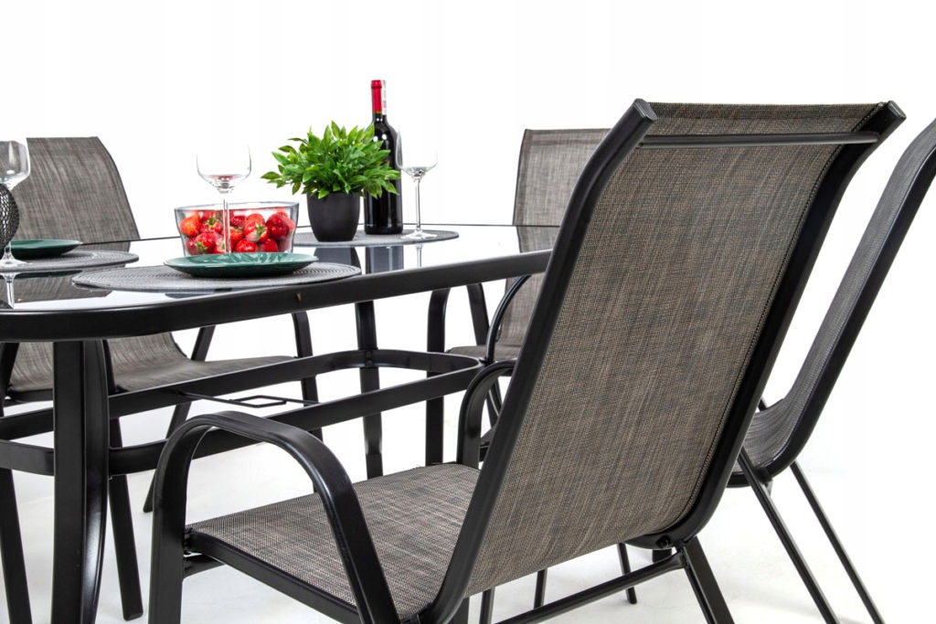 Zestaw KRETA Komplet obiadowy na Taras do Ogrodu 6-os Producent Focus Garden