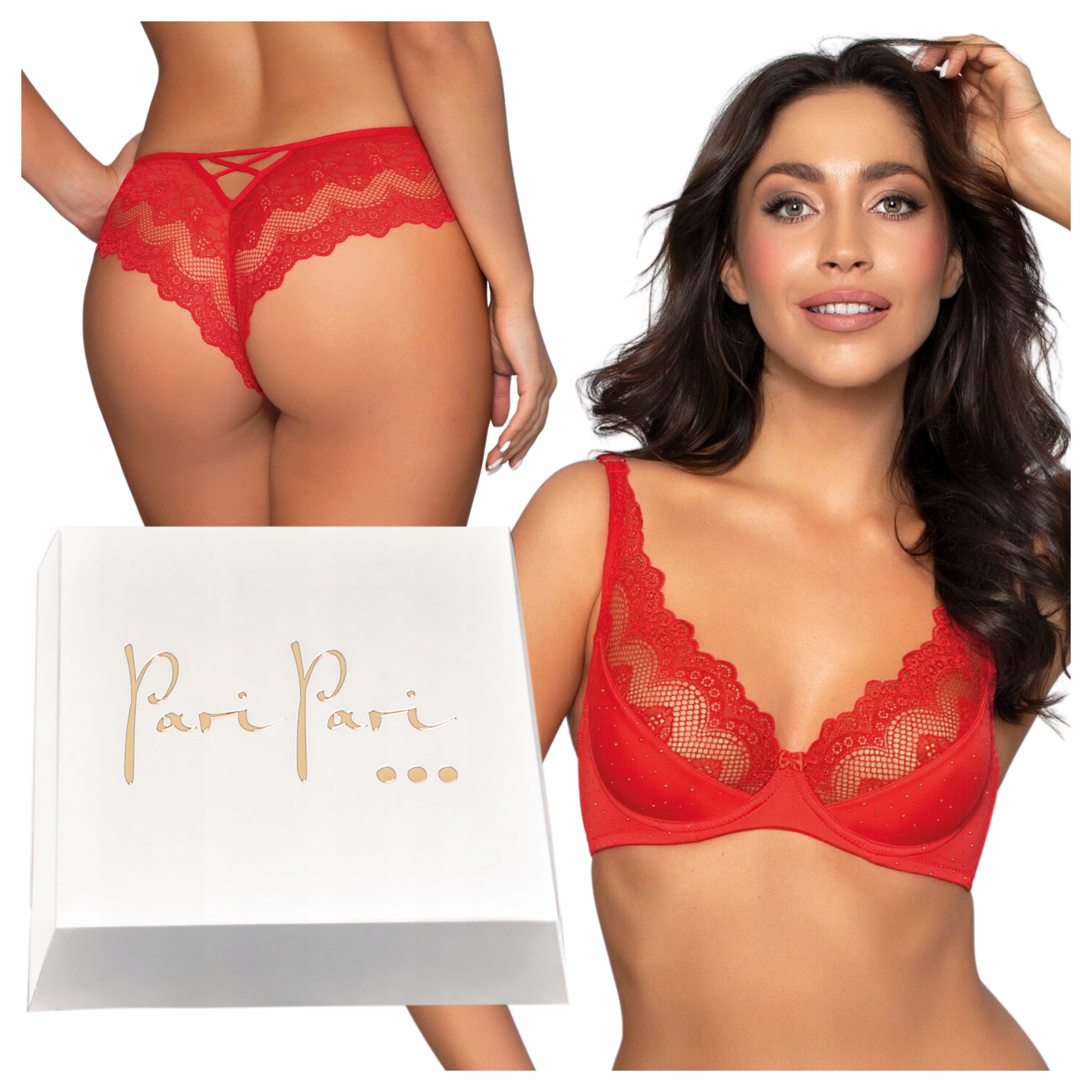 Sada dámského spodního prádla Sexy podprsenka Soft Figi Braziliany jako Dárek