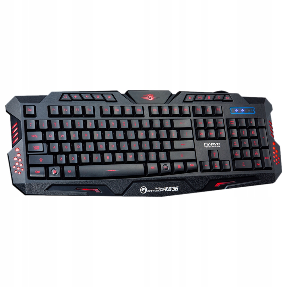 Klawiatura Us K636 Podświetlana Dla Gracza Marvo