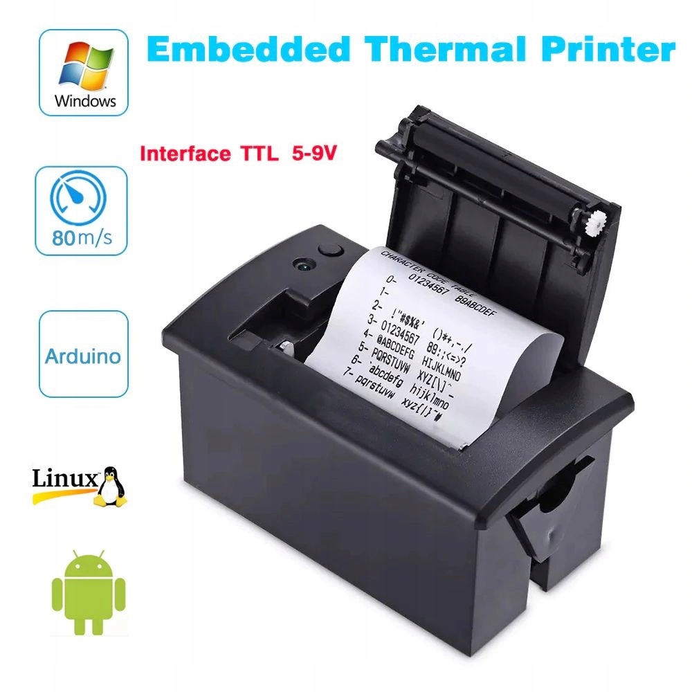 Drukarka termiczna GOOJPRT QR701 TTL ARDUINO