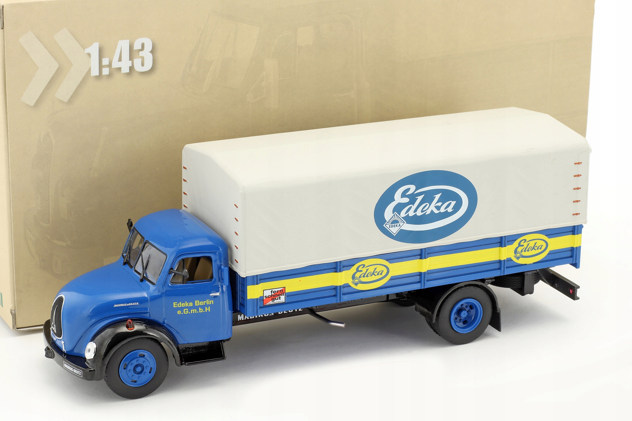 DeAgostini Magirus Deutz Lkw “edeka” Blue 1:43