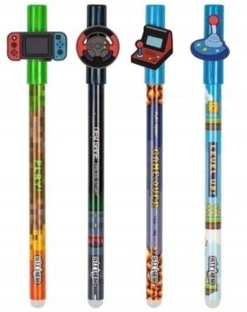 DŁUGOPIS WYMAZYWALNY ZE SKUWKĄ GAMING (36SZT)