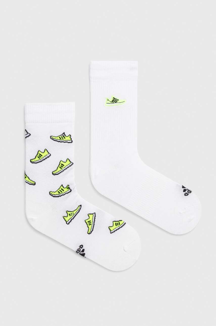 Skarpety 2 pary ADIDAS RUN X ULTRABOOST SHOE LOVE GRAPHIC IB3229 r. 46 - 48