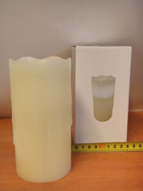 świeca ledowa 7,5x15cm  | 6001YB-15 — 4