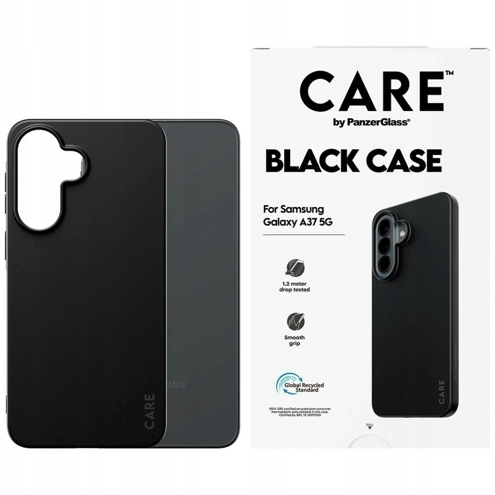 Etui Care by PanzerGlass Fashion Case na Samsung Galaxy A37 czarne