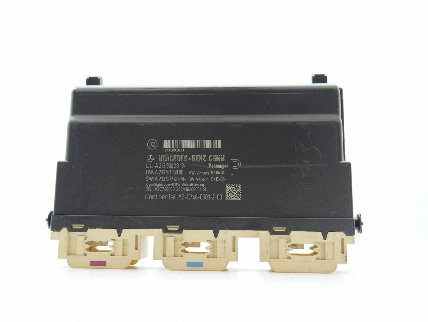module control unit seat front front MERCEDES E W213 A2139002813